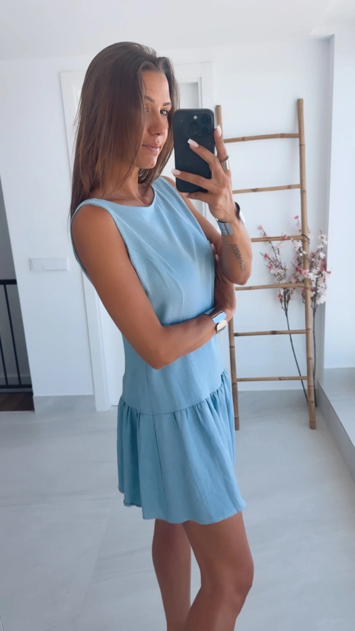 DENIM LOOK Hängerchen mit breiten Trägern / HELL Art. 14081 - Image 3