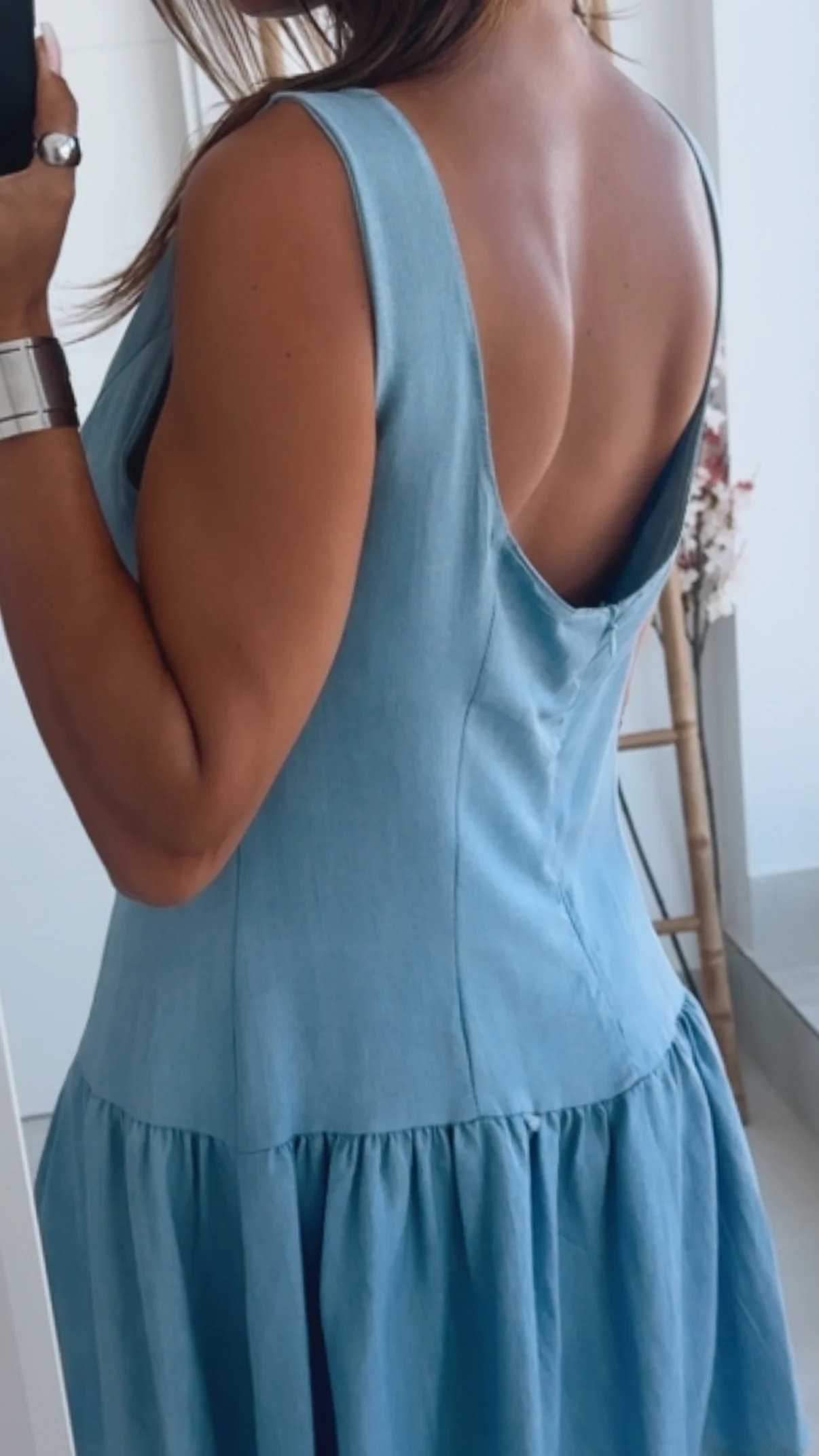 DENIM LOOK Hängerchen mit breiten Trägern / HELL Art. 14081 - Image 4