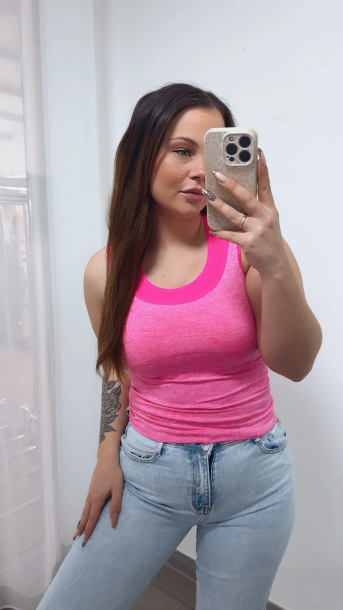 Gym Top / pink meliert Art. 13747