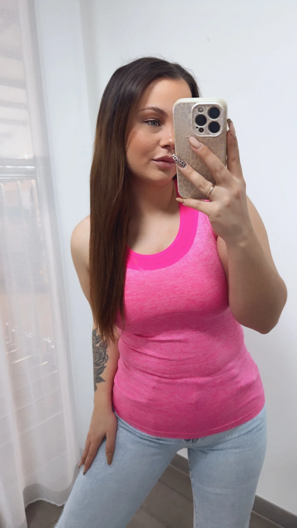 Gym Top / pink meliert Art. 13747 - Image 2