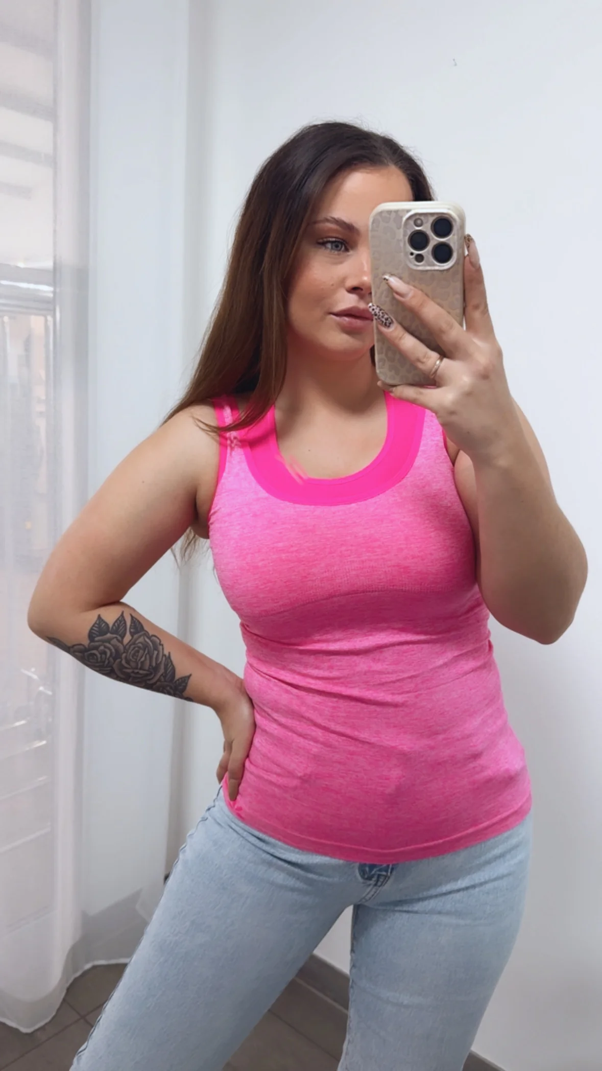 Gym Top / pink meliert Art. 13747 - Image 3