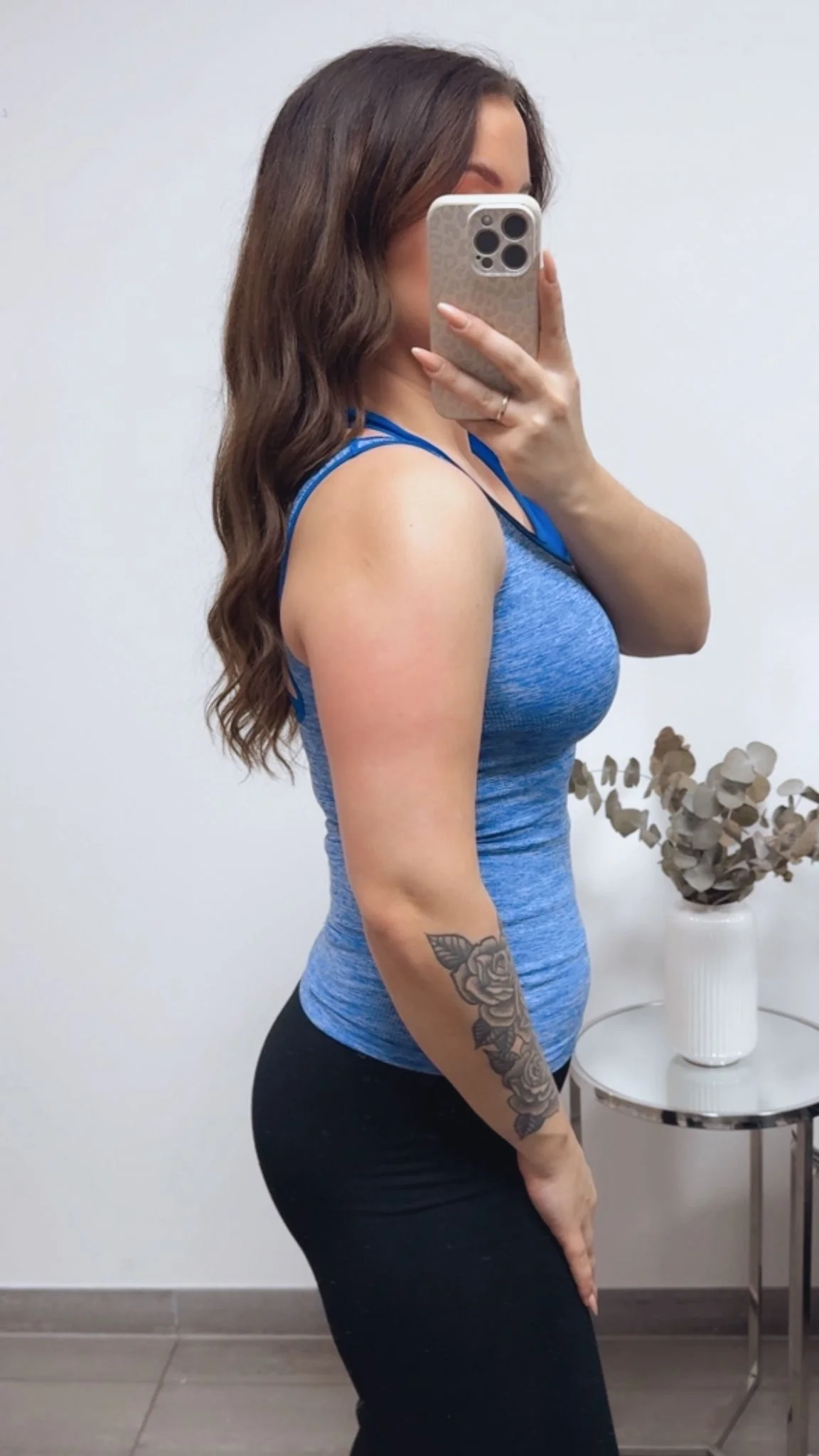 Gym Top / royal blau meliert Art. 13750 - Image 3