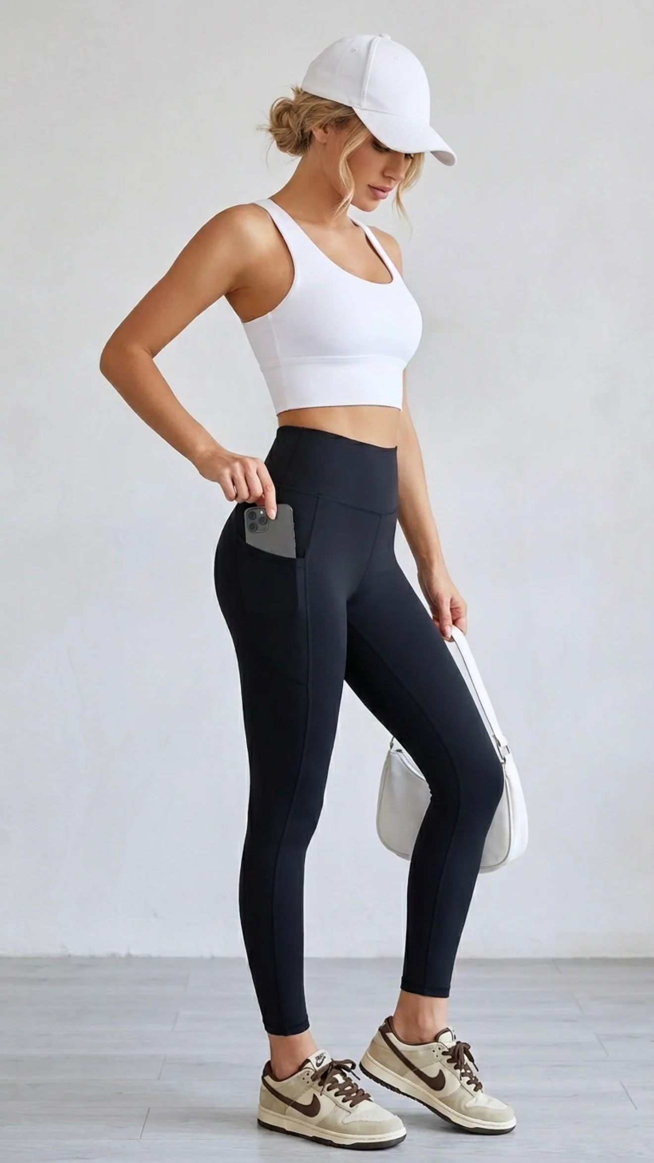 Leggings mit Handytasche / schwarz Art. 5028 - Image 2