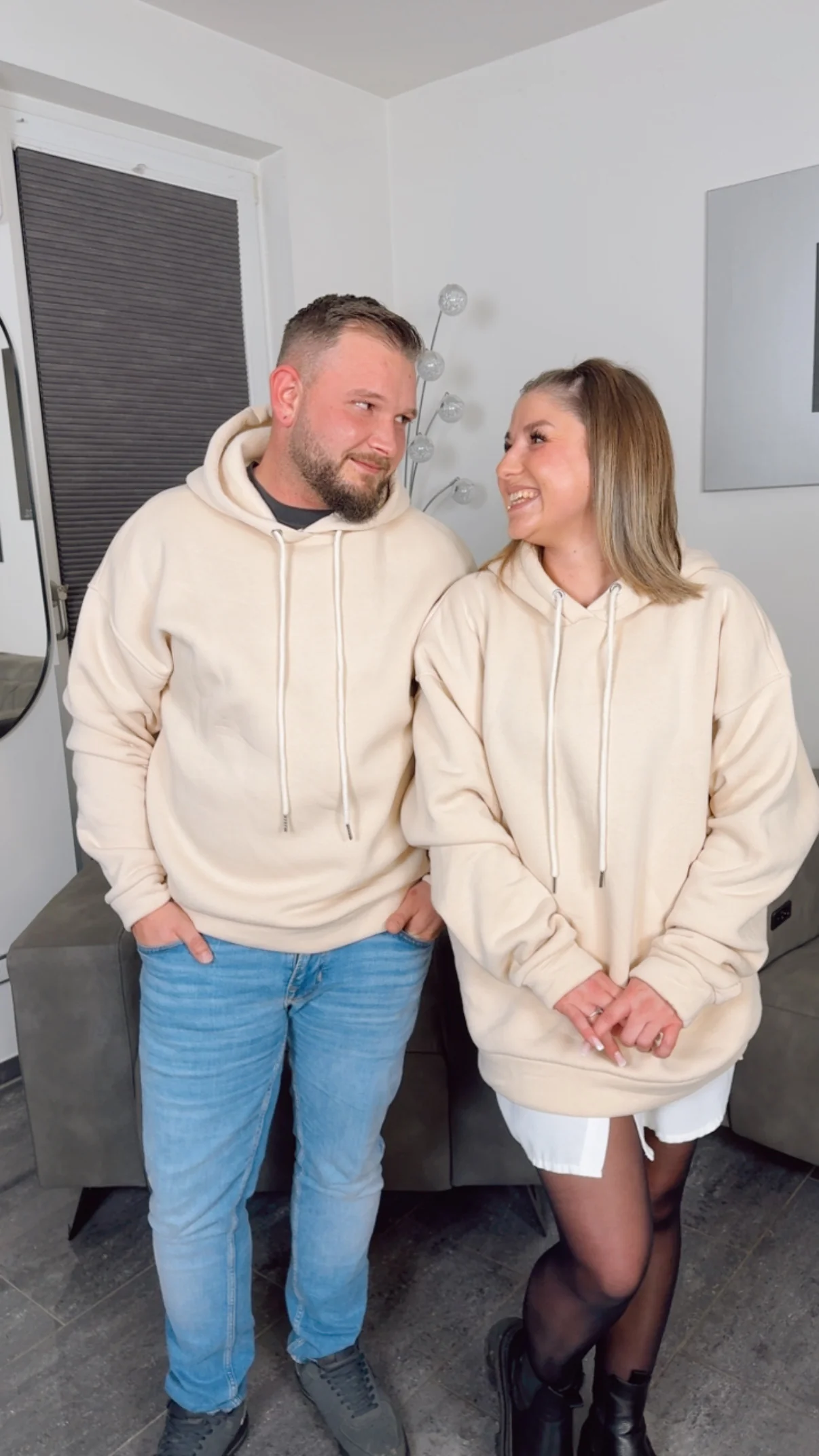 Original mamell Hoodie / beige Art. 13358 - Image 4