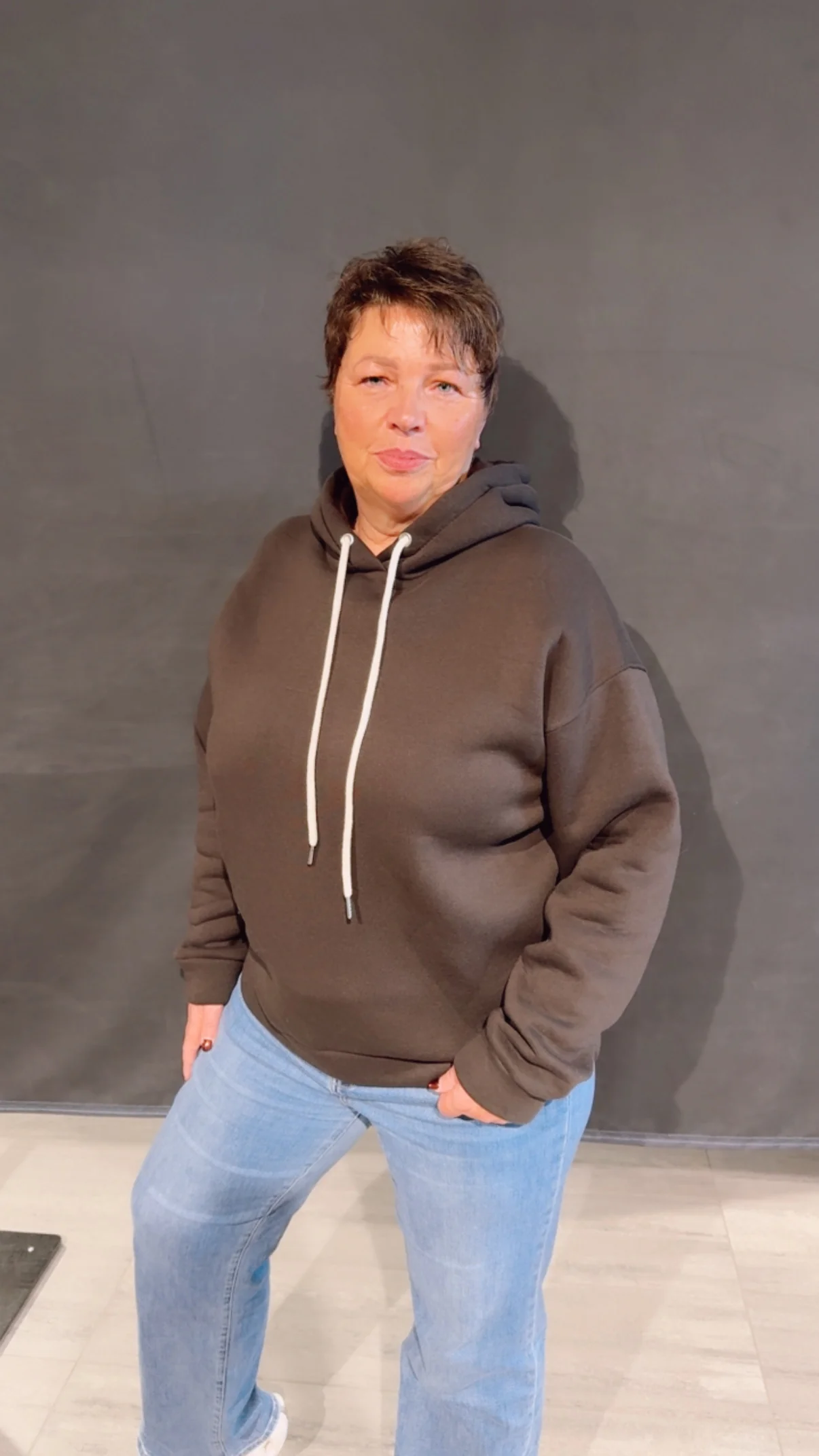 Original mamell Hoodie / dunkel braun Art. 13359