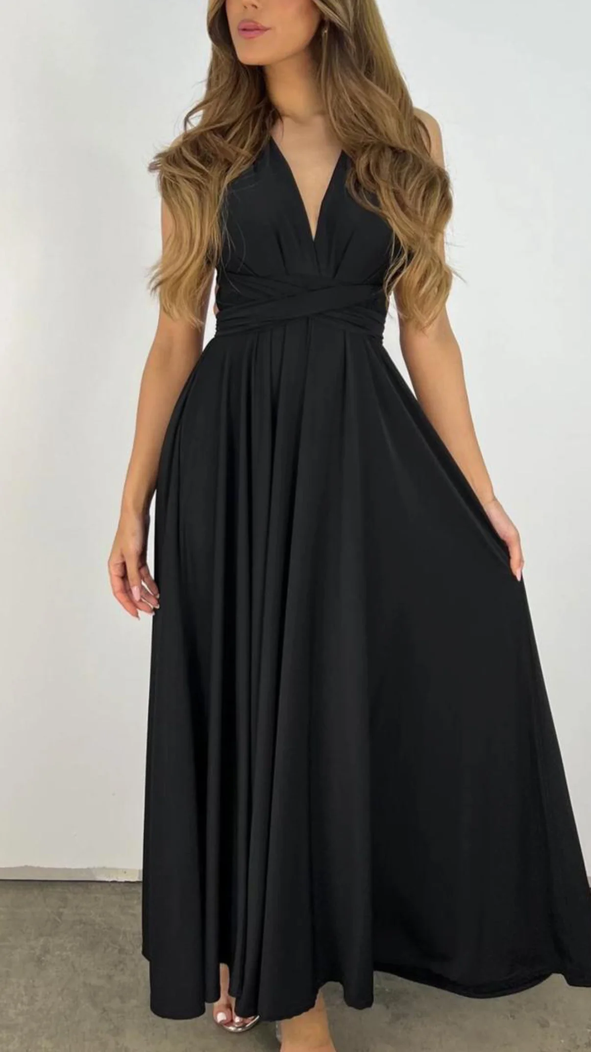Wickel Kleid / SCHWARZ Art. 14616