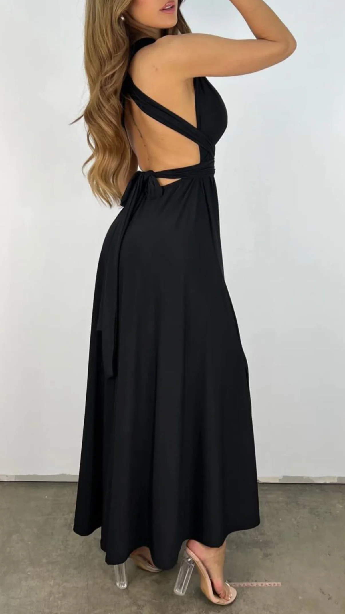 Wickel Kleid / SCHWARZ Art. 14616 - Image 2